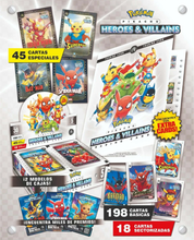 Load image into Gallery viewer, 2025 BOX POKEMON PIKACHU COSPLAY 2 Heroes & Villains FE Trading Cards (30 Packs) (Booster Box)