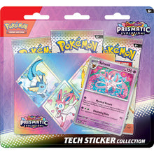 Load image into Gallery viewer, Pokemon Prismatic Evolutions Tech Sticker Collection Box