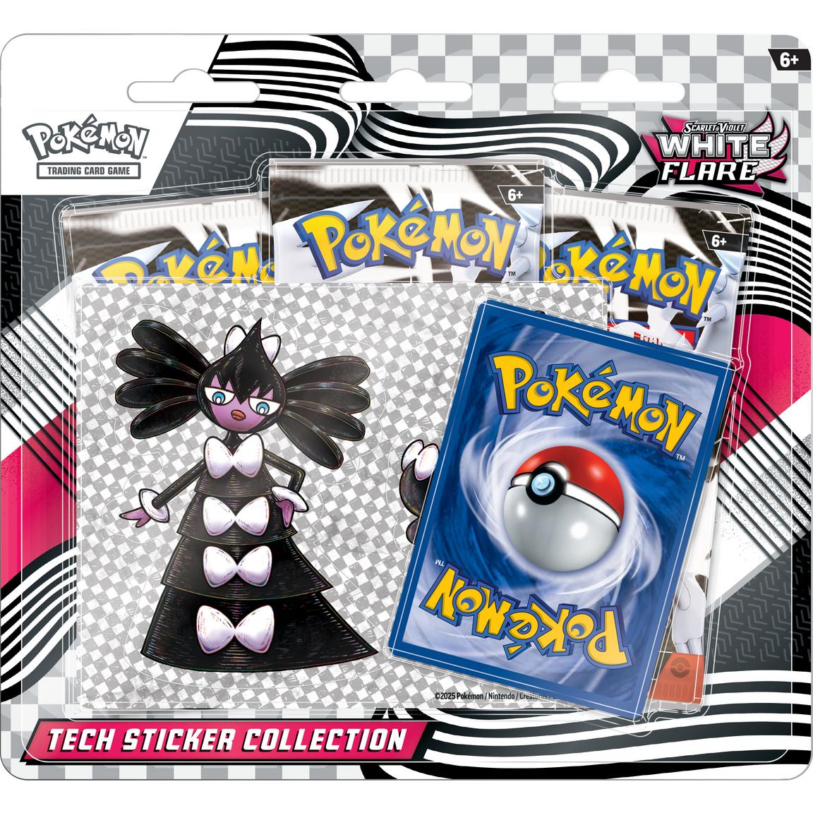 Pokemon Scarlet and Violet 10.5 White Flare 3- Pack Tech Blister   TruchaPokeShop