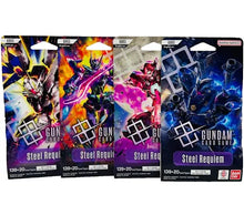 Load image into Gallery viewer, Gundam Steel Requiem (1) Sleeved Booster Pack