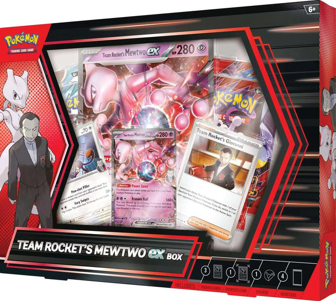 (Pre-Order) Pokemon TCG: Team Rocket's Mewtwo ex Collectible Box