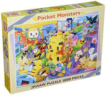 Load image into Gallery viewer, Ensky Puzzle: PK1000-02 1000P Puzzle - Let's Make It Together Pikachu Blocks "Pokemon
