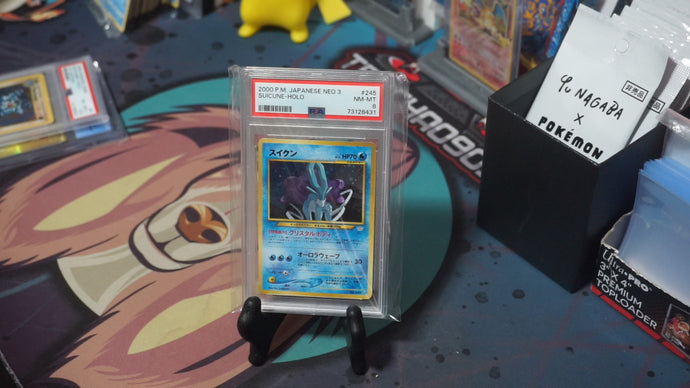 PSA 8 Suicune Holo (Japanese) Neo 3 #245
