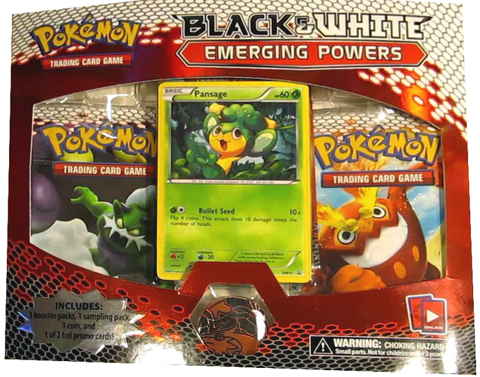 Pokémon BLACK & WHITE EMERGING POWERS (3 Pack Blister)